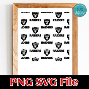 Raiders Pattern Customer Request PNG file template