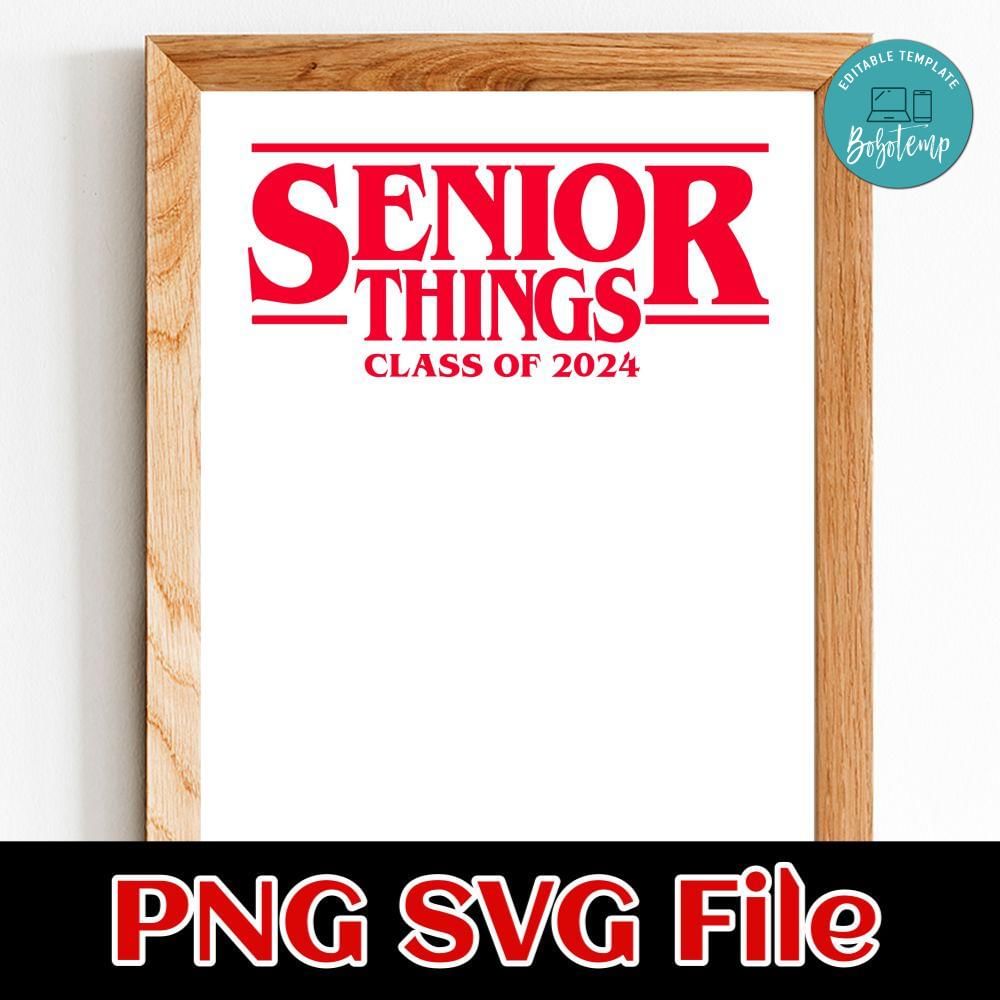 Senior Things 2023 Svg, Layered Design Graphic By NYLove · Creative Fabrica
