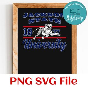Jackson State University PNG SVG file template