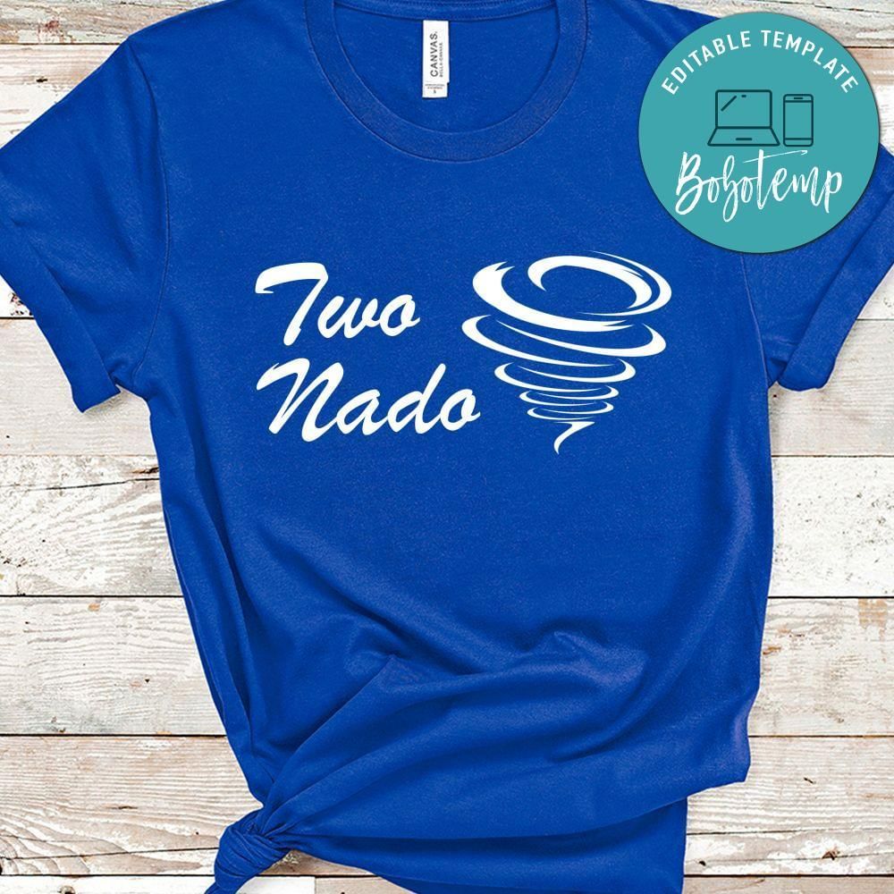 Two Nado Birthday Shirt