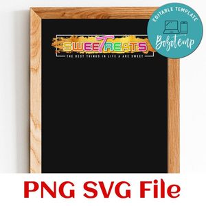 Sweetreats PNG SVG design template