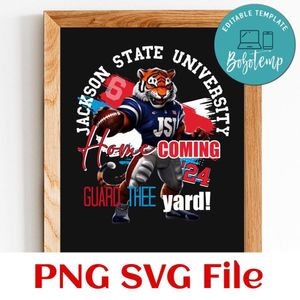 Jackson state university tiger home coming Customer Request PNG file template