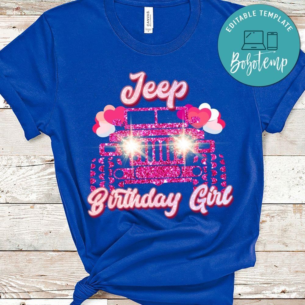 Jeep Birthday Girl Shirt