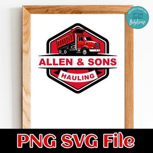 Allen & Sons Hauling Customer Request PNG file template