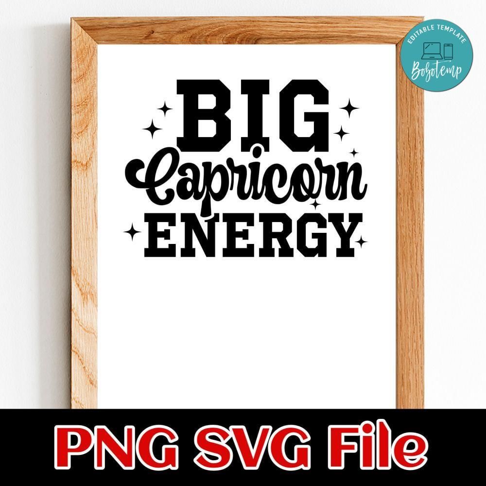 Big capricorn energy Customer Request PNG file template