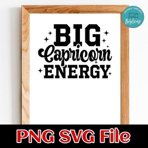 Big capricorn energy Customer Request PNG file template