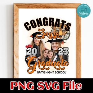 Congrats Graduation Customer Request PNG design template