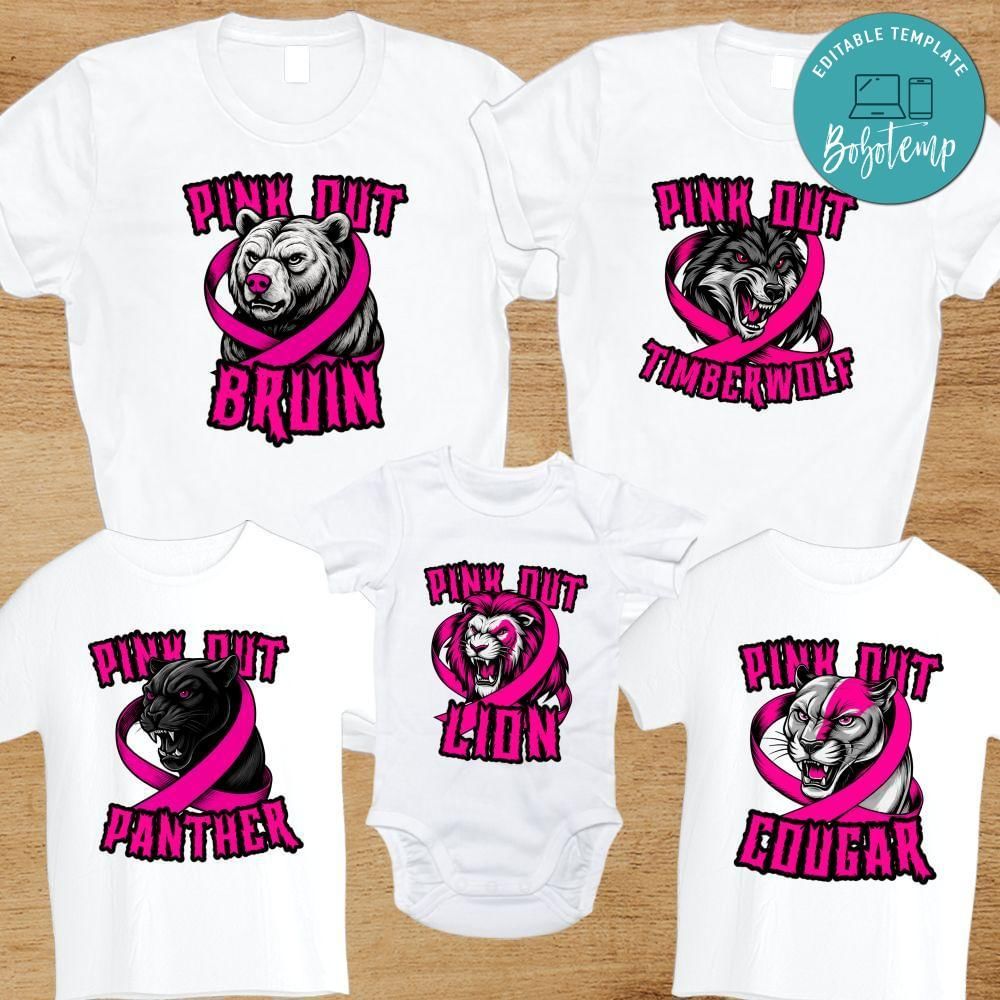 Pink out Sport 2 bundle Customer Request PNG file template