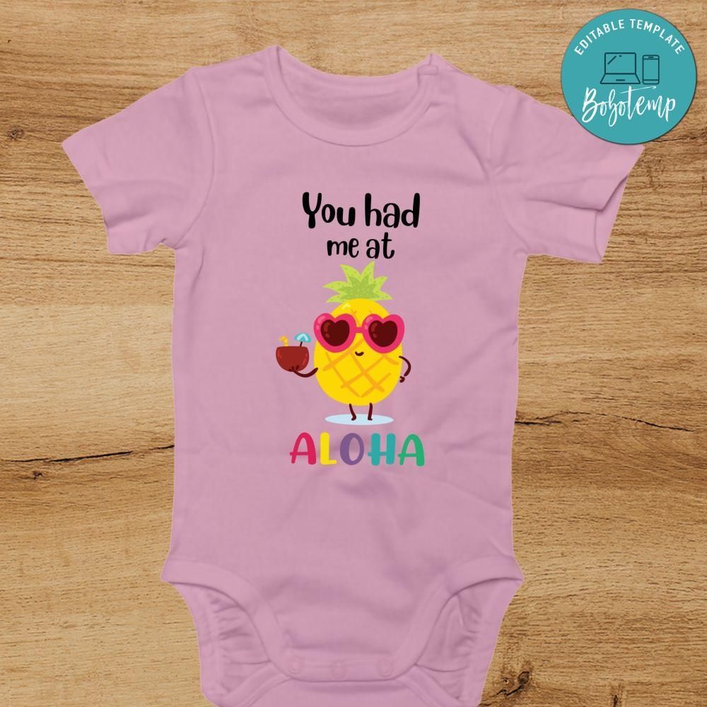 You Had Me At Aloha Toddler Shirt