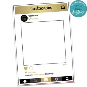 Instagram Post Feed PNG file template