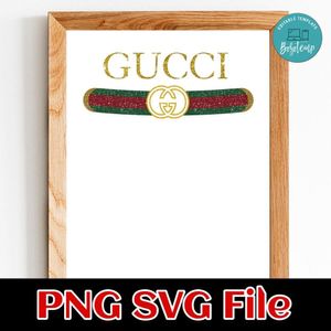 Luxury belt PNG SVG file template