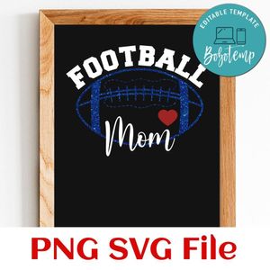 Football Mom Customer Request PNG file template
