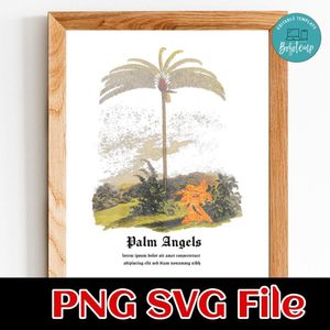 Palms Angel Customer Request PNG file template