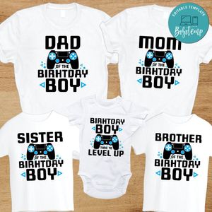 Birthday boy time level up Customer Request PNG file template