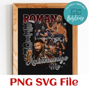 Roman Reigns Customer Request PNG file template