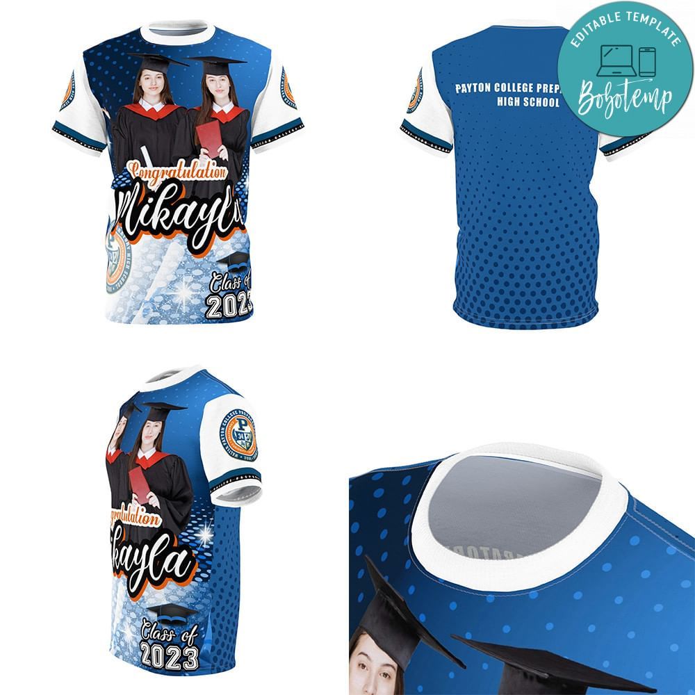 Payton College Preparatory High School Graduation Unisex Cut & Sew Tee All Over Print