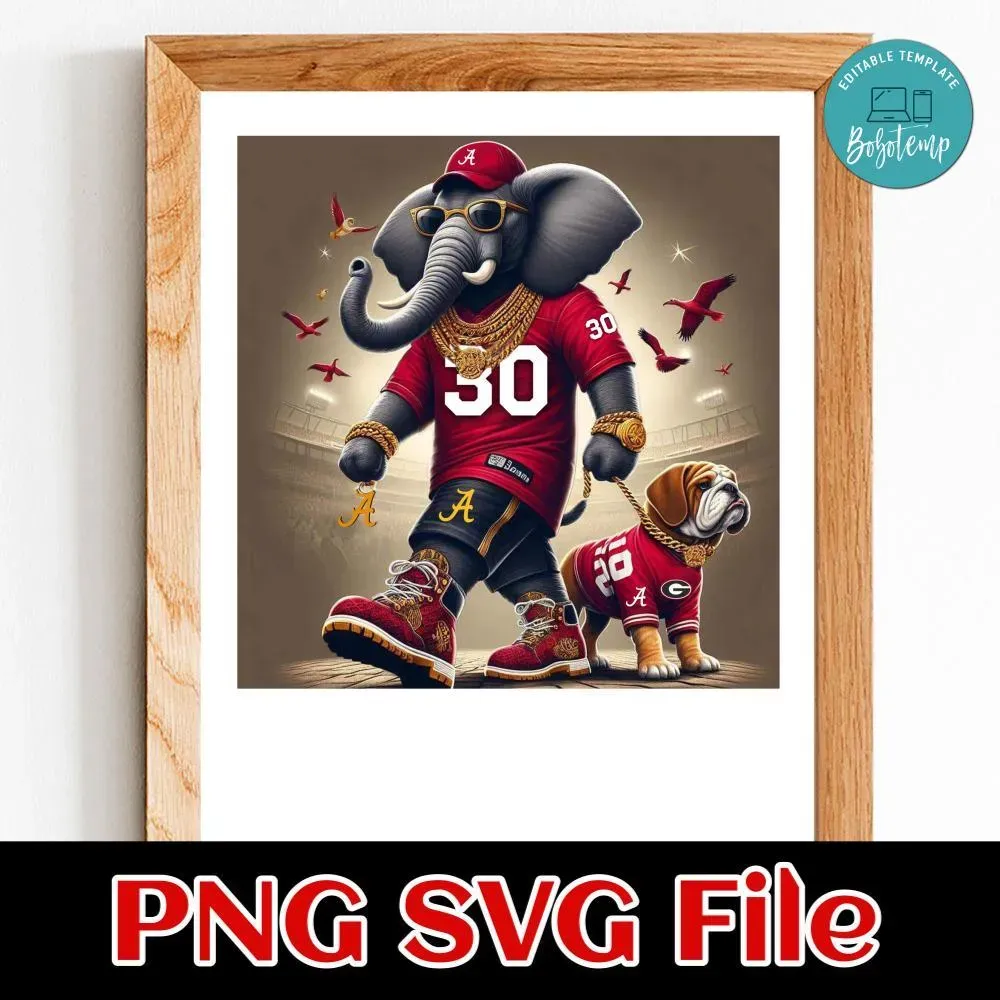 Alabama Athletics Customer Request PNG Createpartylabels