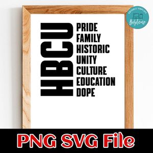 HBCU Customer Request PNG file template
