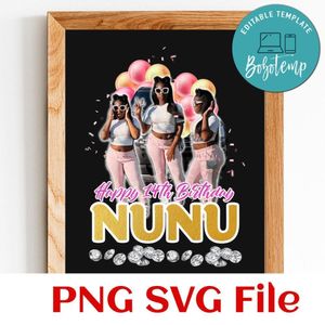 Birthday shirt Customer Request PNG file template