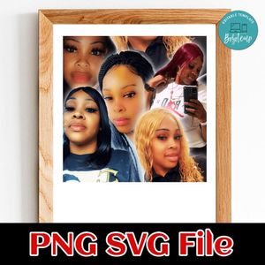 Latto Photo 2 Collage Customer Request PNG file template