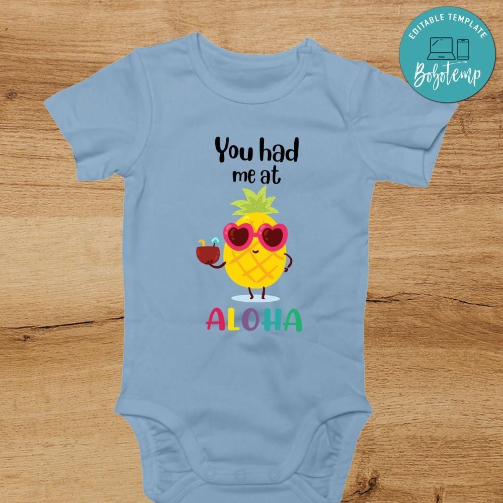 You Had Me At Aloha Toddler Shirt