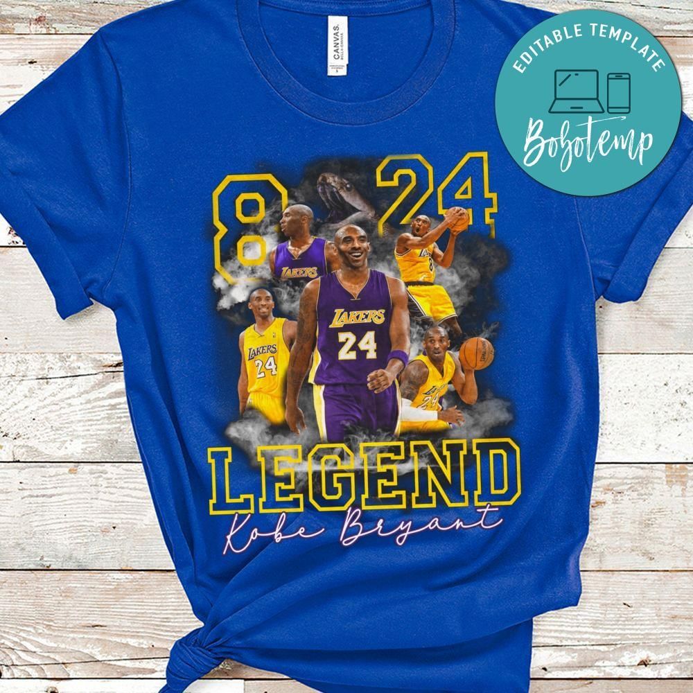 Legend Kobe Bryant PNG file template