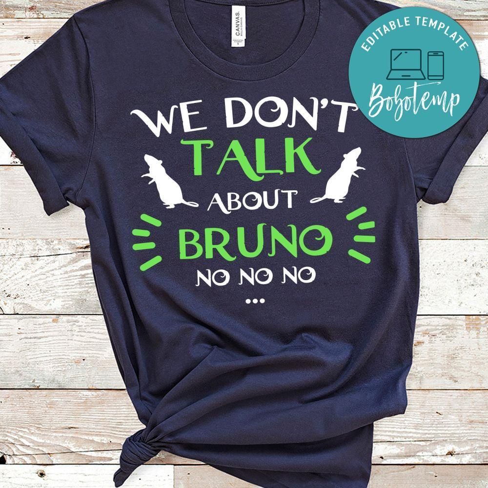 We don't talk about bruno no no no PNG file template