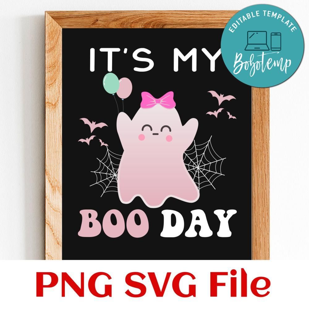 It's my boo day Customer Request PNG | Bobotemp