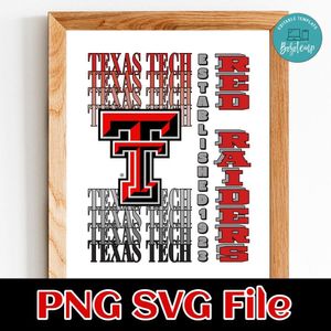 Texas teach red raiders Customer Request PNG file template