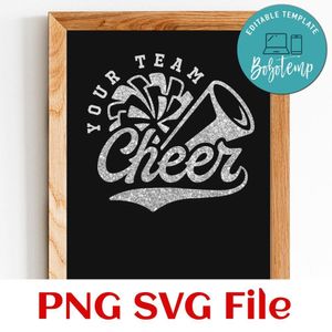 Custom Your Team Cheer Customer Request PNG file template