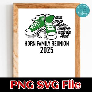 Horne family reunion 2025 Customer Request PNG file template