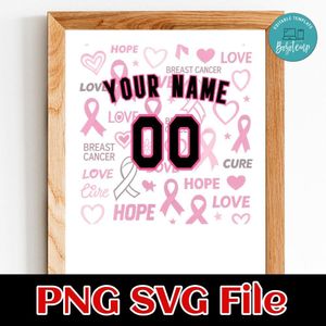 Custom black pink 3d pattern design pin ribbons breast cancer Customer Request PNG file template