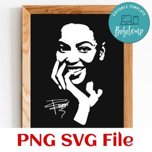 Beyonce SVG PNG design template