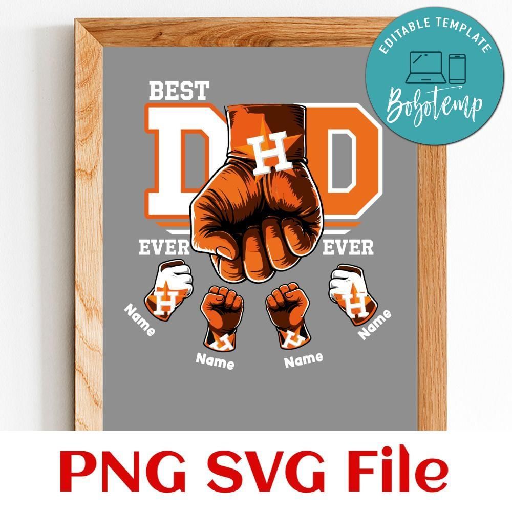 Daddy gang Houston Texans PNG file template