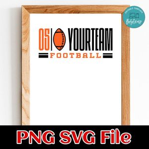 Football Team Sign SVG design template