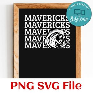 MAVERICKS Customer Request PNG file template