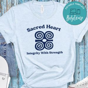 Sacred Heart Integrity With Strength Shirt