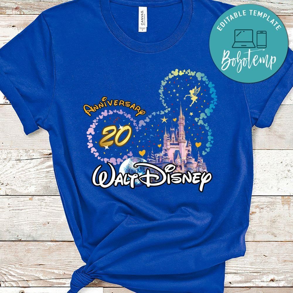 Anniversary Walt Disney World PNG file template