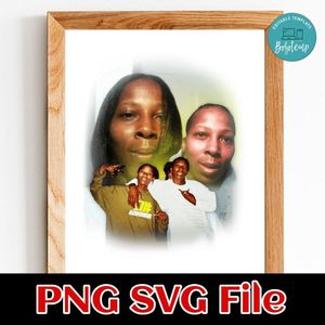 Custom Personalized photo Customer Request PNG file template