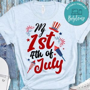 My 1st 4th july birthday Shirt