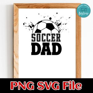 Soccer dad PNG SVG design template