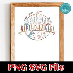 Universal Studios Birthday Girl Customer Request PNG file template