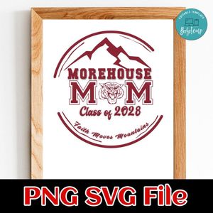 Morehouse mom class of 2028 Customer Request PNG file template
