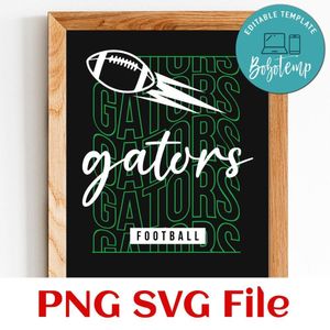 Gators Football Customer Request PNG file template