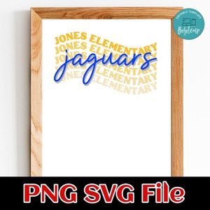 Jones Elementary Customer Request PNG file template