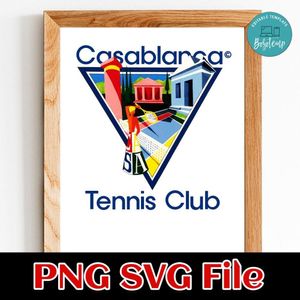 Casablanca Tennis Club Customer Request PNG file template