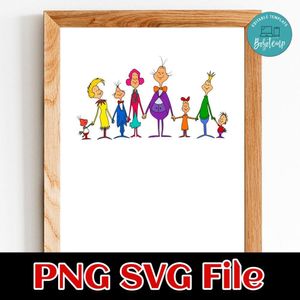Whoville Whos PNG file template