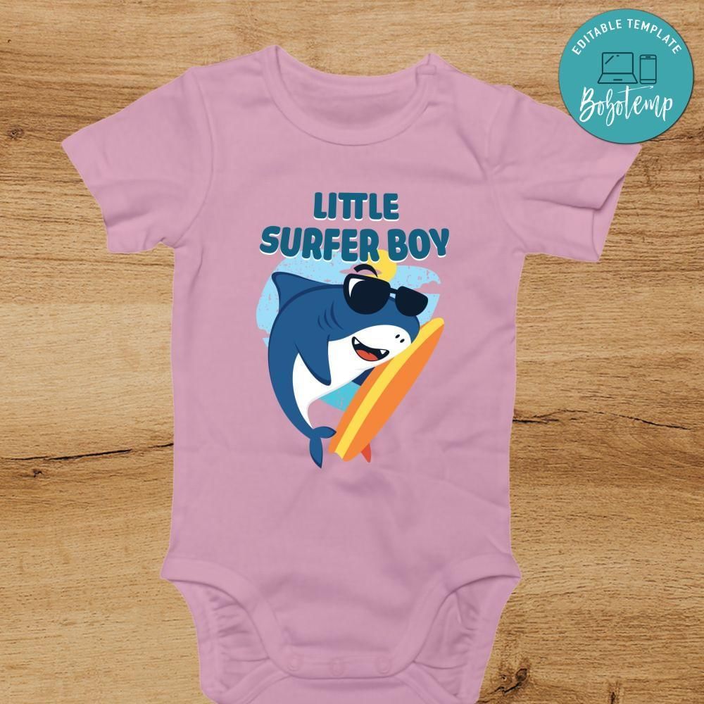 Little Surfer Boy Toddler Shirt