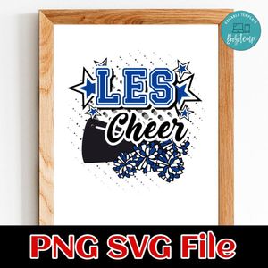 Les cheer Customer Request PNG file template