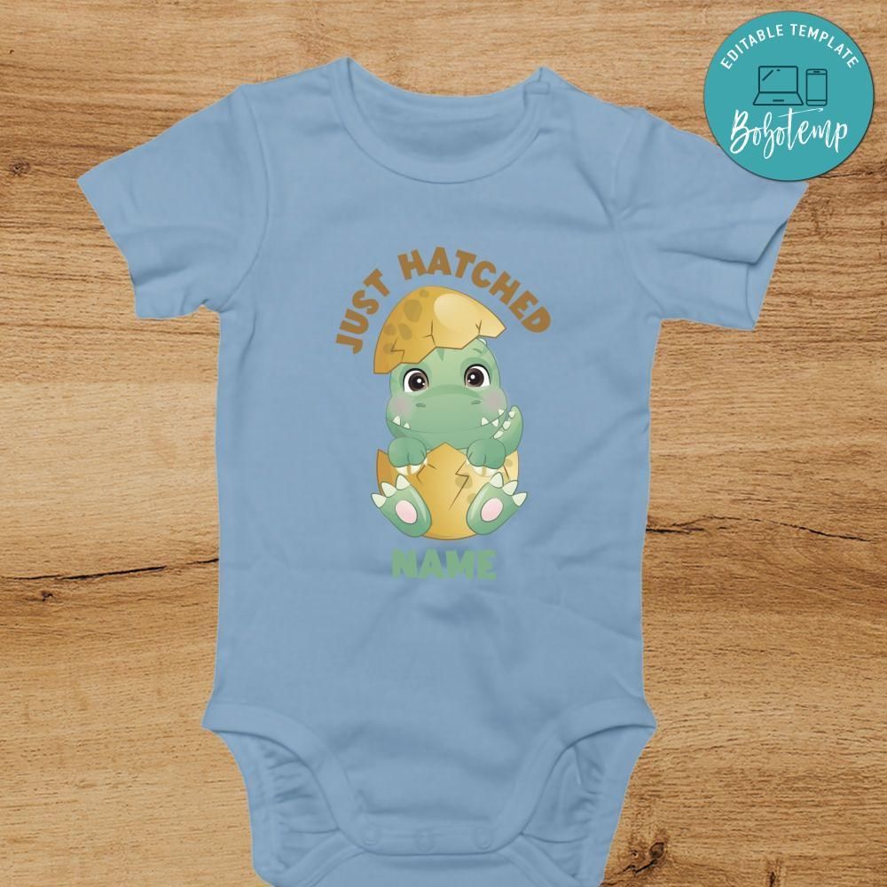Just Hatched Custom Name Toddler Shirt